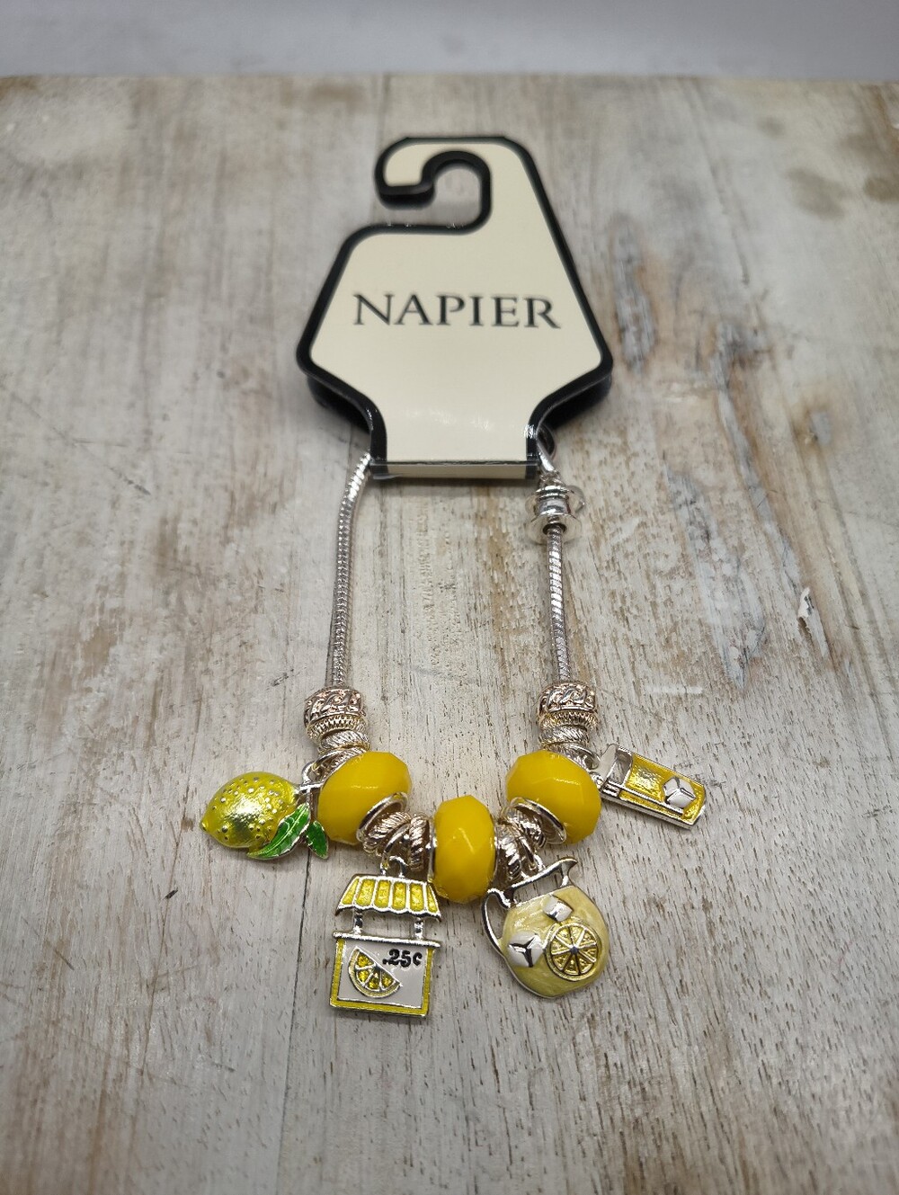 Napier Lemonade Charm Bracelet Bracelet